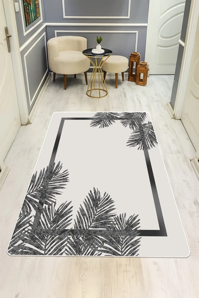 Modern Desenli Dijital Baskı Kaymaz Taban Halı H0207 RENKLİ 140 X 200 ürün görseli 1