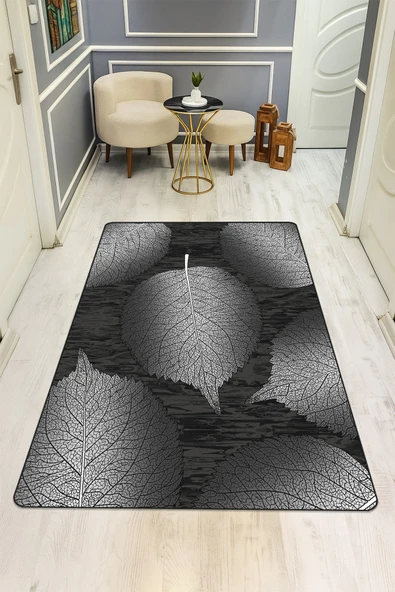 Modern Desenli Dijital Baskı Kaymaz Taban Halı H0188 RENKLİ 140 X 200 ürün görseli 1