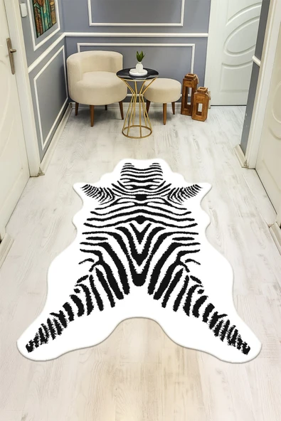 Post Desenli Lazer Kesim Dijital Baskı Kaymaz Taban Halı H0453 RENKLİ 80 X 150 ürün görseli 1
