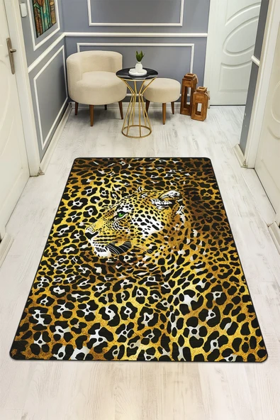 Modern Desenli Dijital Baskı Kaymaz Taban Halı H0221 RENKLİ 160 X 230 ürün görseli 1