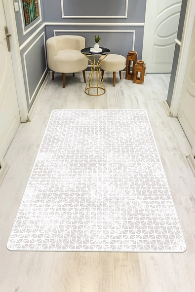 Modern Desenli Dijital Baskı Kaymaz Taban Halı H0241 RENKLİ 180 X 280 ürün görseli 1