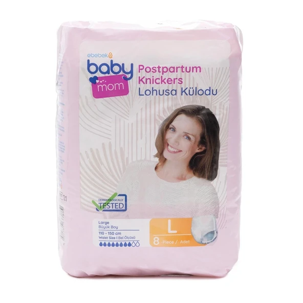 Baby Mom Emici Külot Büyük Large 8 Adet ürün görseli 1