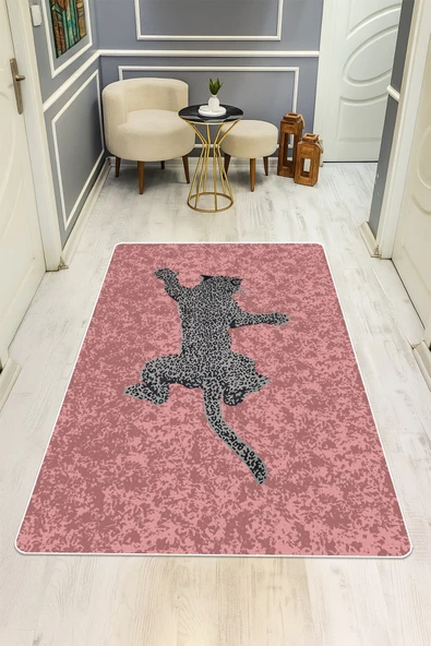 Modern Desenli Dijital Baskı Kaymaz Taban Halı H0224 RENKLİ 100 X 300 ürün görseli 1