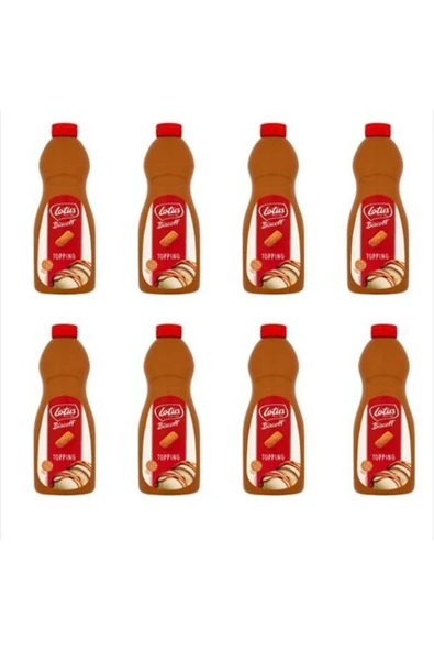 LOTUSS Biscoff Topping Sauce süsleme sos 1 kg x 8 adet ürün görseli 1