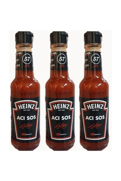 Heinz Acı Sos 3 Lü  150 ml X 3 ürün görseli 1