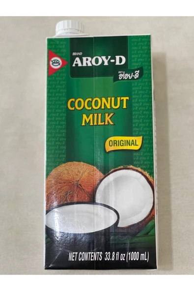 Aroy D Coconut Mılk 1lt Hindistan Cevizi Sütü ürün görseli 1