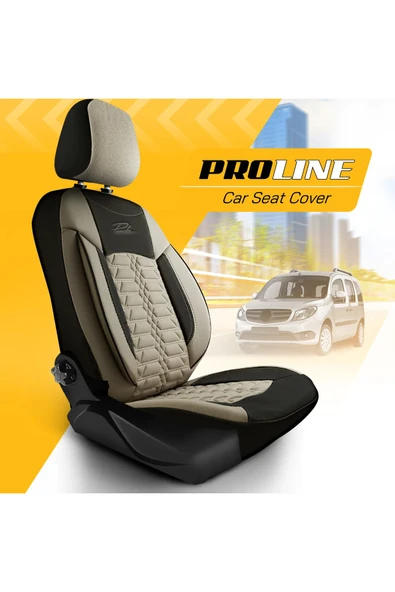 PANDA PROLİNE SERİSİ JAKAR KUMAŞ TİCARİ OTO KOLTUK KILIFI - TAM SET ürün görseli 1