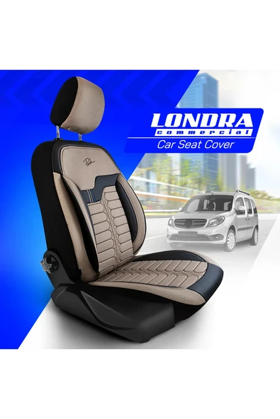 PANDA LONDRA SERİSİ İNGİLİZ JAKAR KUMAŞ TİCARİ OTO KOLTUK KILIFI - TAM SET ürün görseli 1
