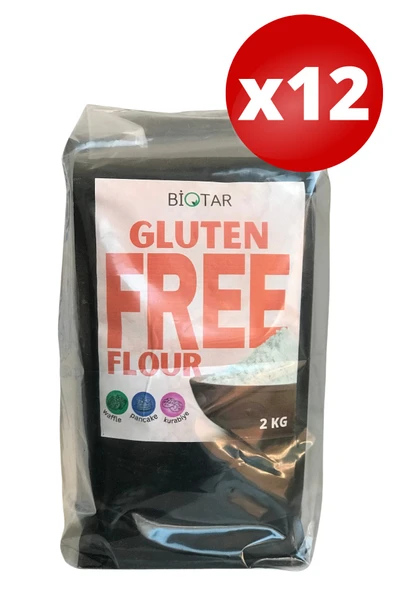 BİOTAR GLÜTENSİZ UN 1 KG x 12 ( GLUTEN FREE FLOUR ) ürün görseli 1