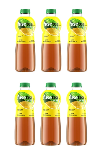 Fuse Tea Limon Aromalı Soğuk Çay 1 Lt X 6 Adet ürün görseli 1