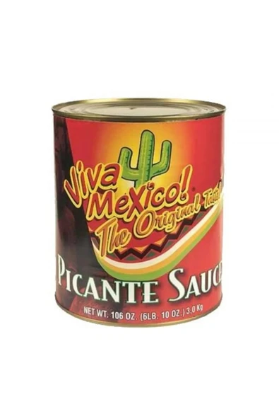 UMAMİCRAFT Viva Mexico Picante Sauce 3 kg | Meksika Usulü Acı Sos – Taco, Burrito ve Et Yemekleri İçin ürün görseli 1
