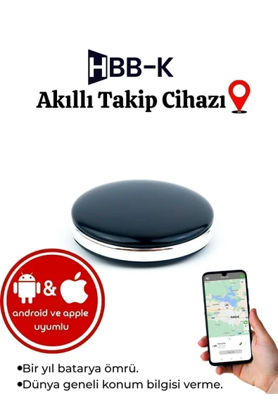 Hbb-k Ios & Android Uyumlu Airtag Akıllı Gps Takip Cihazı ürün görseli 1