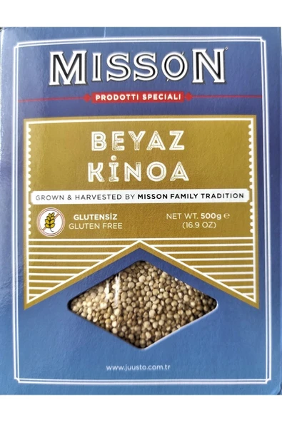 MİSSON Glutensiz Kinoa Beyaz Ithal Quinoa 500 Gr (16,9 Oz) ürün görseli 1