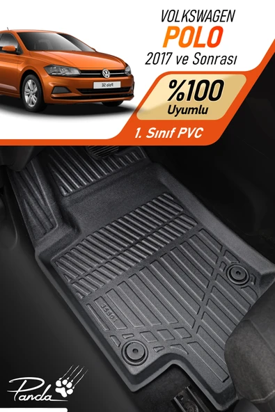 VOLKSWAGEN POLO 2017- SONRASI 4D HAVUZLU PASPAS TAKIMI ürün görseli 1