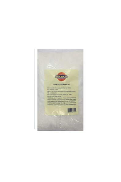 Foodco monosodyum glutamat çin tuzu 1 kg ürün görseli 1