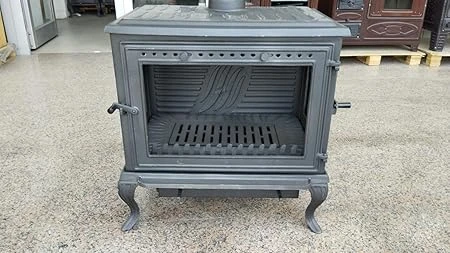 Dorello Mf 141 Model Döküm Soba Yandan Camlı ve Kapalı Model ürün görseli 1