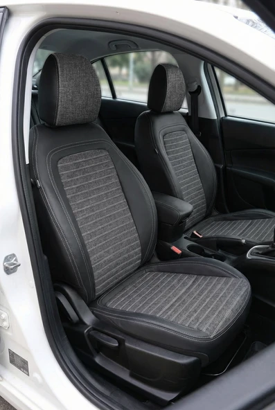 PANDA FİAT EGEA SEDAN 2015 - 2026 UYUMLU ARACA ÖZEL KETEN OTO KOLTUK KILIFI ürün görseli 1
