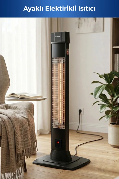 Flamo 2500W 4 Kademeli Uzaktan Kumandalı Karbon Infrared Duvar Isıtıcı 5965 ürün görseli 1