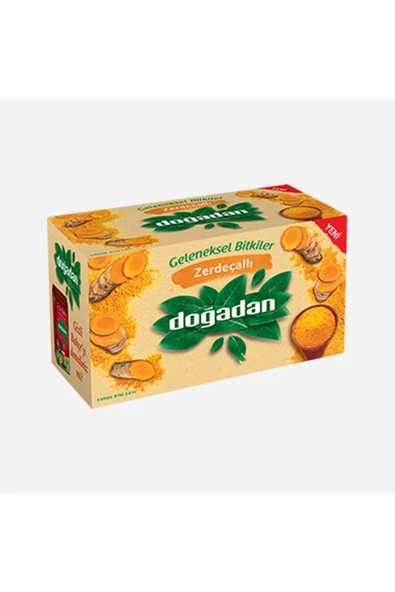 Doğadan Geleneksel Bitkiler Zerdeçallı Çay 20 Poşet ürün görseli 1