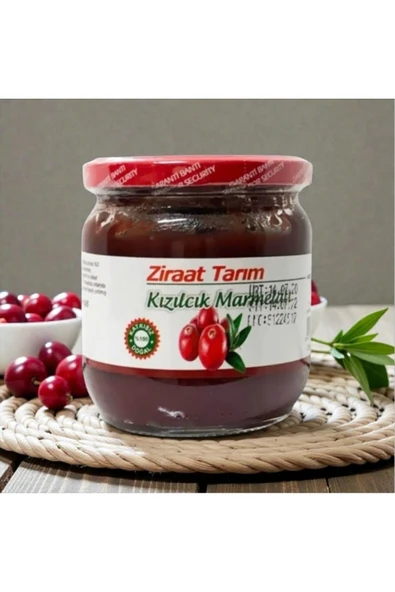 Ziraat Tarım ŞEKER İLAVESİZ KIZILCIK MARMELATI (450 GR) ürün görseli 1