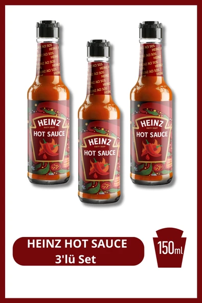 Heinz Acı Sos 150 ML 3'Lü Set ürün görseli 1
