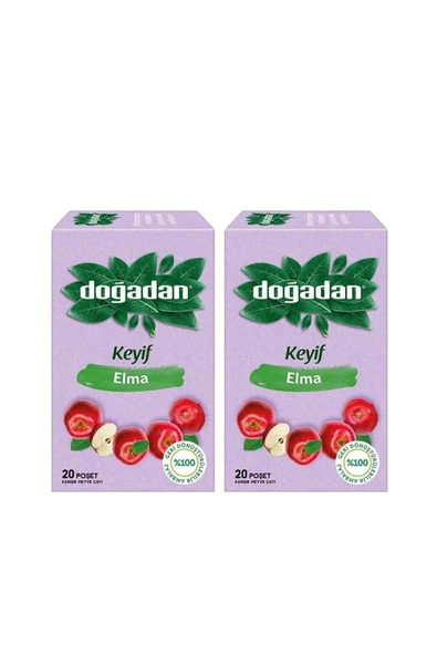 Doğadan Elma Çayı 20'li x 2 Adet - Resim 2