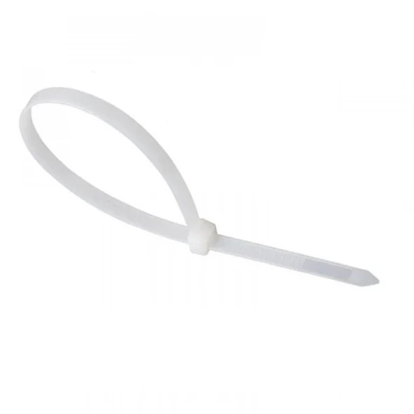 Cırt Kelepçe Kablo Bağı Beyaz 8x550mm 100 Ad ürün görseli 1