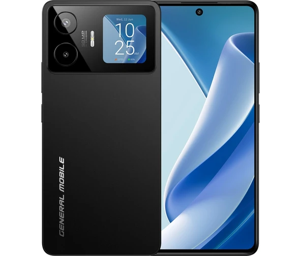 General Mobile GM 26 Pro 256 8+12 Ram 5G (General Mobile Garantili) Siyah ürün görseli 1
