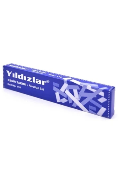 Marka: Yildizlar Yıldızlar Kesir Takımı Kod.118 Kategori: Kırtasiye Seti ürün görseli 1
