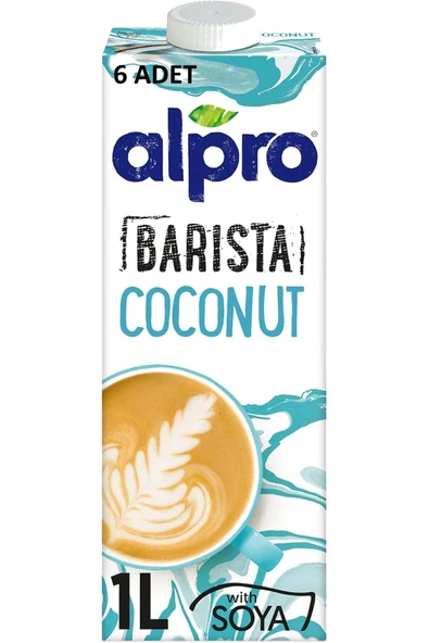 Alpro hindistan cevizi içeceği barista coconut 1 lt*6 adet ürün görseli 1