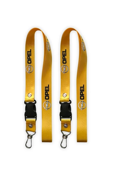 Opel Logolu Sarı Anahtarlıklı Oto Ayna Askısı İkili Set ürün görseli 1