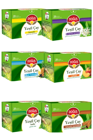 Doğuş Yeşil Çay Şeftali 20'li X 2 Adet - Resim 3
