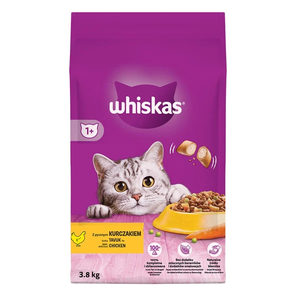 Whiskas Tavuklu Kuru Mama 3.8 Kg ürün görseli 1