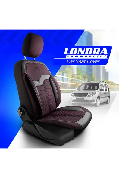 PANDA LONDRA SERİSİ İNGİLİZ JAKAR KUMAŞ TİCARİ OTO KOLTUK KILIFI - TAM SET ürün görseli 1