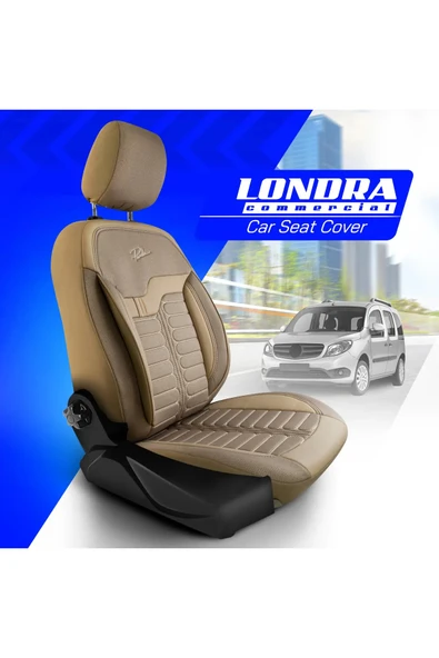 PANDA LONDRA SERİSİ İNGİLİZ JAKAR KUMAŞ TİCARİ OTO KOLTUK KILIFI - TAM SET ürün görseli 1