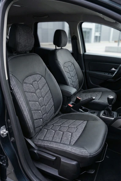 PANDA DACİA DUSTER 2018 - 2023 UYUMLU ARACA ÖZEL KETEN OTO KOLTUK KILIFI ürün görseli 1