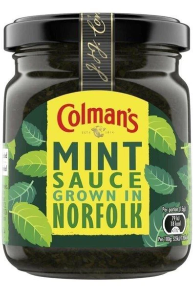 Colman's Mint Sauce Grown In Norfolk Nane Sosu 100gr ürün görseli 1