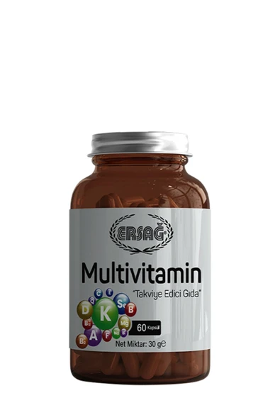 Ersağ Multivitamin Takviye Edici Gıda (60 Kapsül) ürün görseli 1