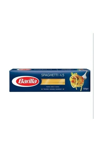 Barilla Uzun Spagetti Sade Makarna 500 gr ürün görseli 1