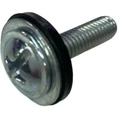Kaporta Vidası Lastikli ve Pullu M6*25 ( 5 Adet ) ürün görseli 1
