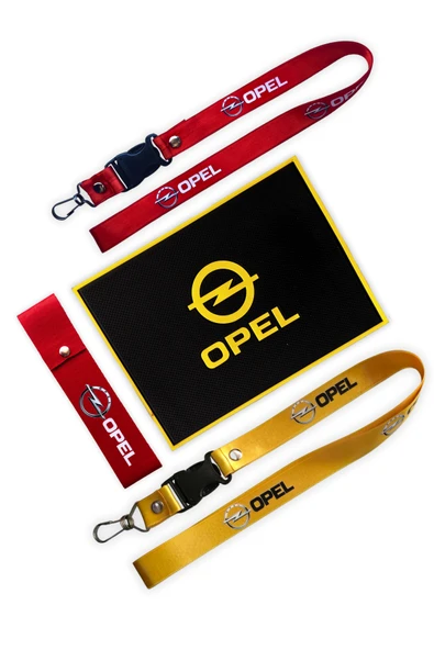 Opel Logolu Torpido Üstü Kaydırmaz Ped / Oto Ayna Askısı & Anahtarlıklı Ayna Ipi 2'li & Tampon Dili ürün görseli 1