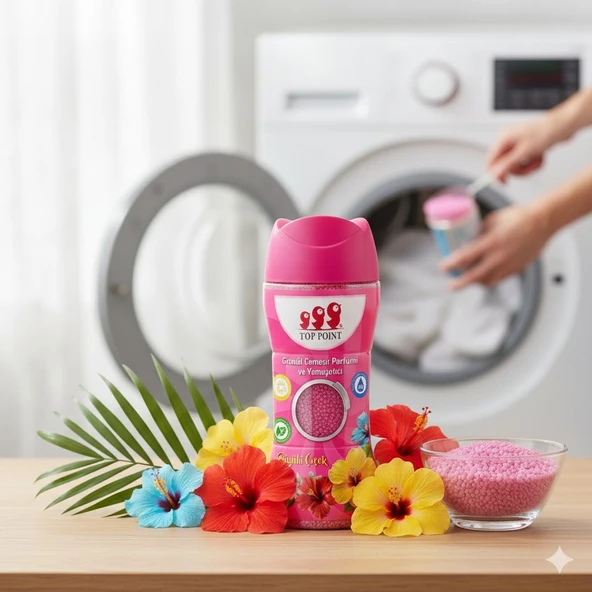 TOP POİNT GRANÜL ÇAMAŞIR PARFÜMÜ BÜYÜLÜ ÇİÇEKLER KOKULU 210 GR ürün görseli 1