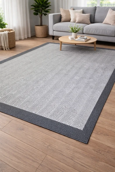 Modern Sisal Serisi Dijital Baskı Sisal Dokuma Halı SLH004 RENKLİ 180 X 280 ürün görseli 1