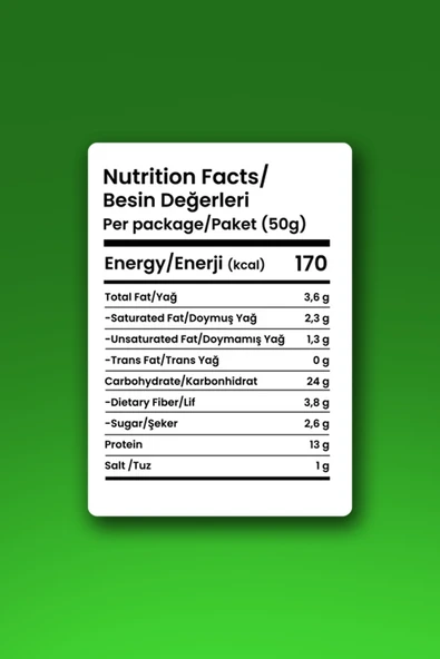 bahs. X4 Adet - Protein Chips - Vegetable Seasoning - Resim 6