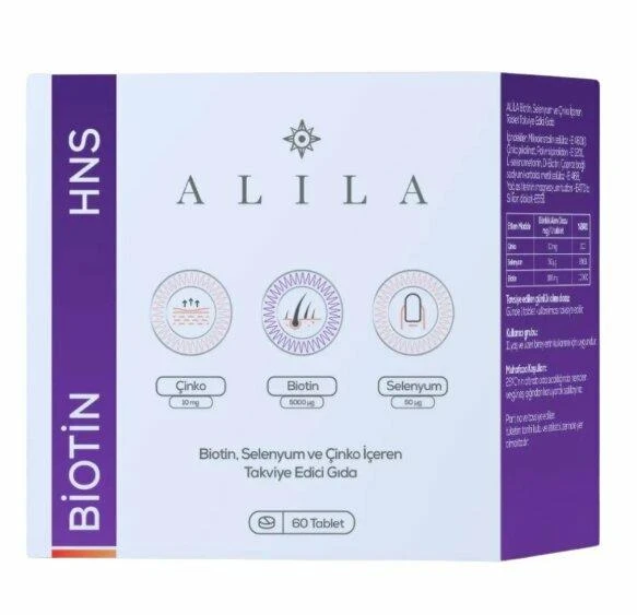 Alila Biotin HNS 60 Tablet ürün görseli 1