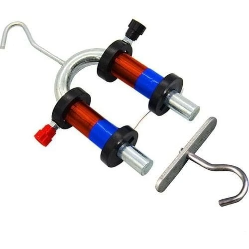U Tipi Elektromıknatıs Fizik Deney Seti - 6V DC Manyetizma Eğitim Aracı (5 Kg Kaldırma Gücü) ürün görseli 1
