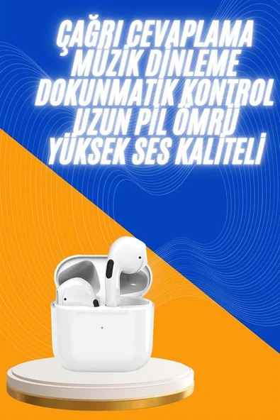 Yeni Nesil Bluetooth Kulaklık Beyaz Çağrı Cevaplayabilen Kablosuz P201753S8555 ürün görseli 1
