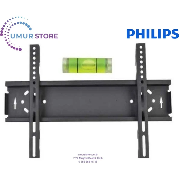 Philips Ambilight Tv 55PUS8500 4K UHD QLED 55" Smart Tv Dolby Atmos Titan Os 42”- 75” Inç LCD LED Ekran Tv Sabit Askı Aparatı ürün görseli 1