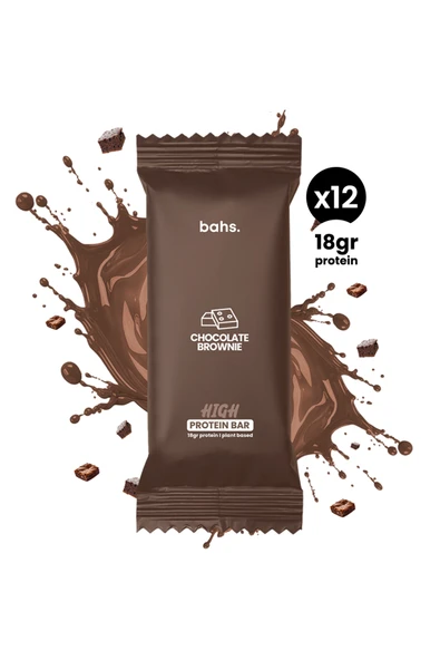 bahs. Yüksek Protein Bar - Chocolate Brownie 12 adet x 60gr ürün görseli 1