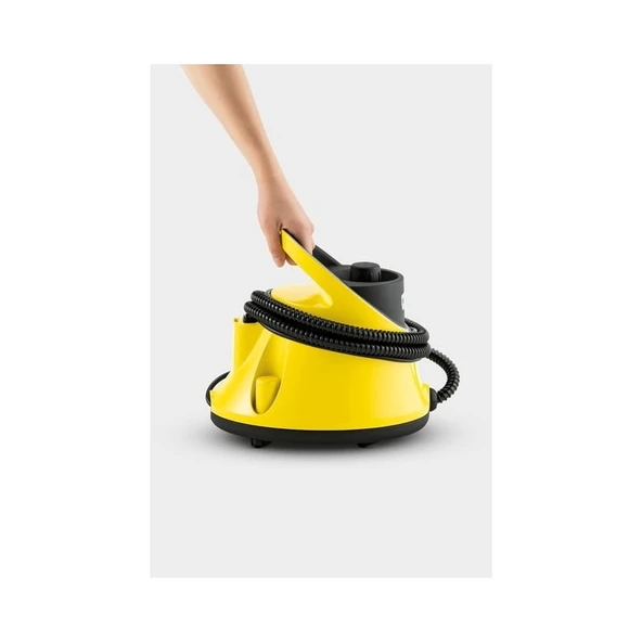 Karcher SC2 Deluxe EasyFix 1500W Buharlı Temizlik Makinesi – Zemin Seti, El Nozülü, Yuvarlak Fırça, Mikrofiber Bez, Sarı, Ev ve Ofis İçin ürün görseli 1